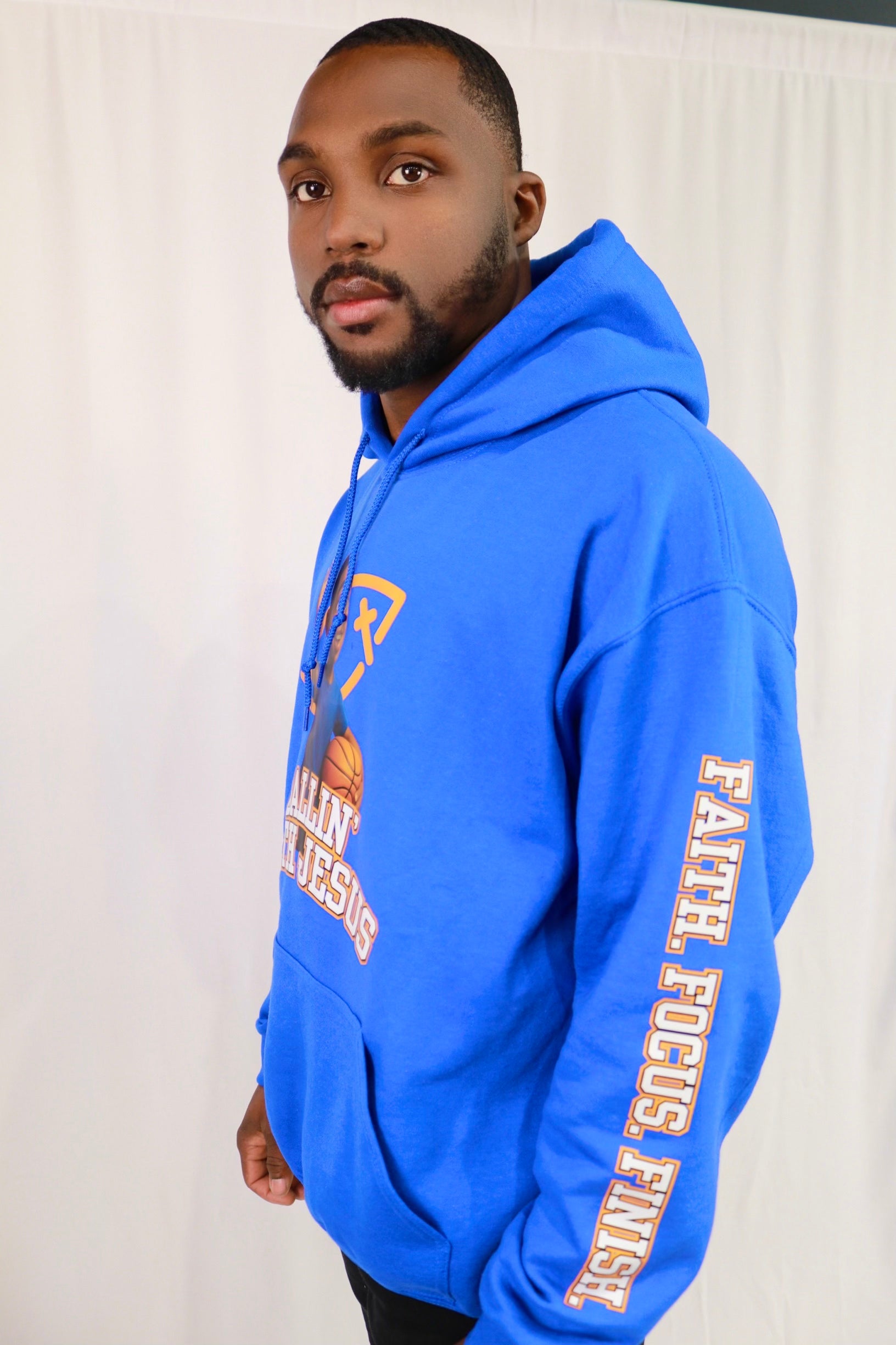 Basketball Boy Hoodie – “Jumpin’ for Jesus”